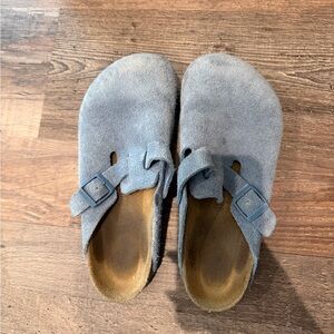 Birkenstock Boston soft foot suede leather